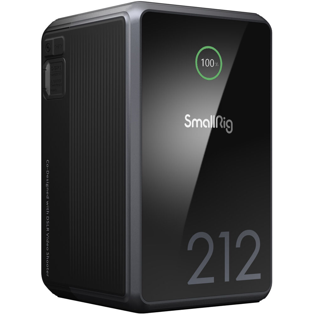 Batería Mini V-Mount SmallRig x Caleb Pike VB212 de 212Wh con Carga Rápida USB-C y Salidas D-Tap 1817895-REG Batería Mini V-Mount SmallRig x Caleb Pike VB212 de 212Wh con Carga Rápida USB-C y Salidas D-Tap 1817895-REG