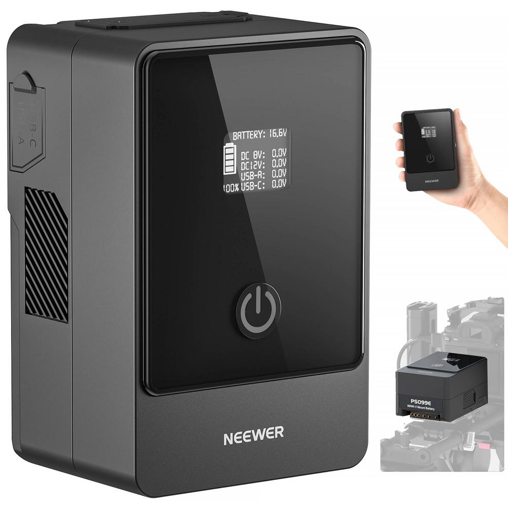 Batería Neewer PS099E 14.5V 99Wh V-Mount (6800mAh) con Salidas USB-A, USB-C, DC Barrel y D-Tap, Carg 1833539-REG Batería Neewer PS099E 14.5V 99Wh V-Mount (6800mAh) con Salidas USB-A, USB-C, DC Barrel y D-Tap, Carg 1833539-REG