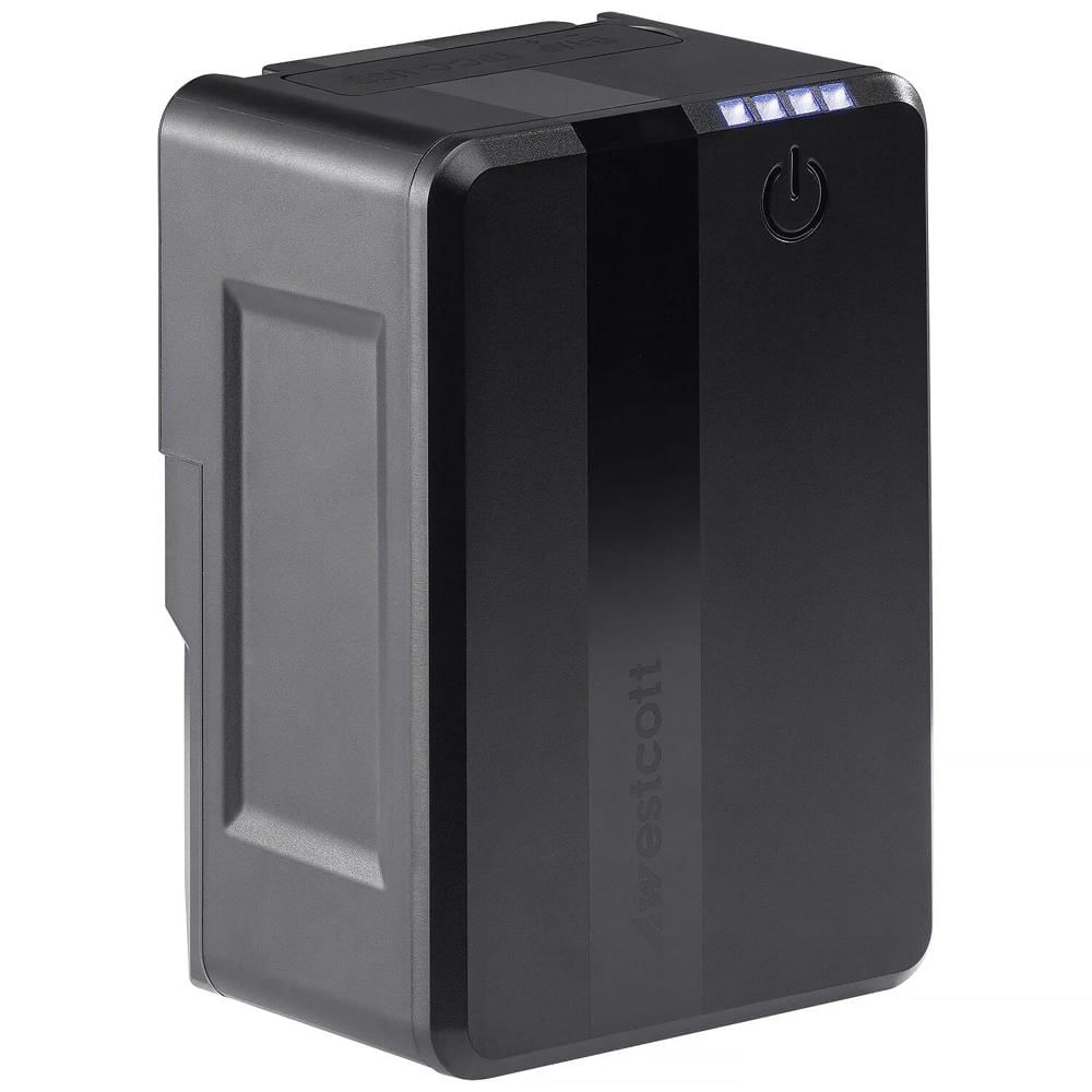 Batería Mini V-Mount Westcott MV95 con USB-C (14.8V, 95Wh) - Potencia para Luces, Laptops y Cámaras, 1838018-REG Batería Mini V-Mount Westcott MV95 con USB-C (14.8V, 95Wh) - Potencia para Luces, Laptops y Cámaras, 1838018-REG