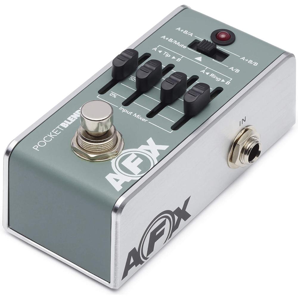 Fishman AFX Pocket Blender Mini A/B/Y Mixer y Pedal DI: Mezcla Acústica, Salidas Ajustables y Circui