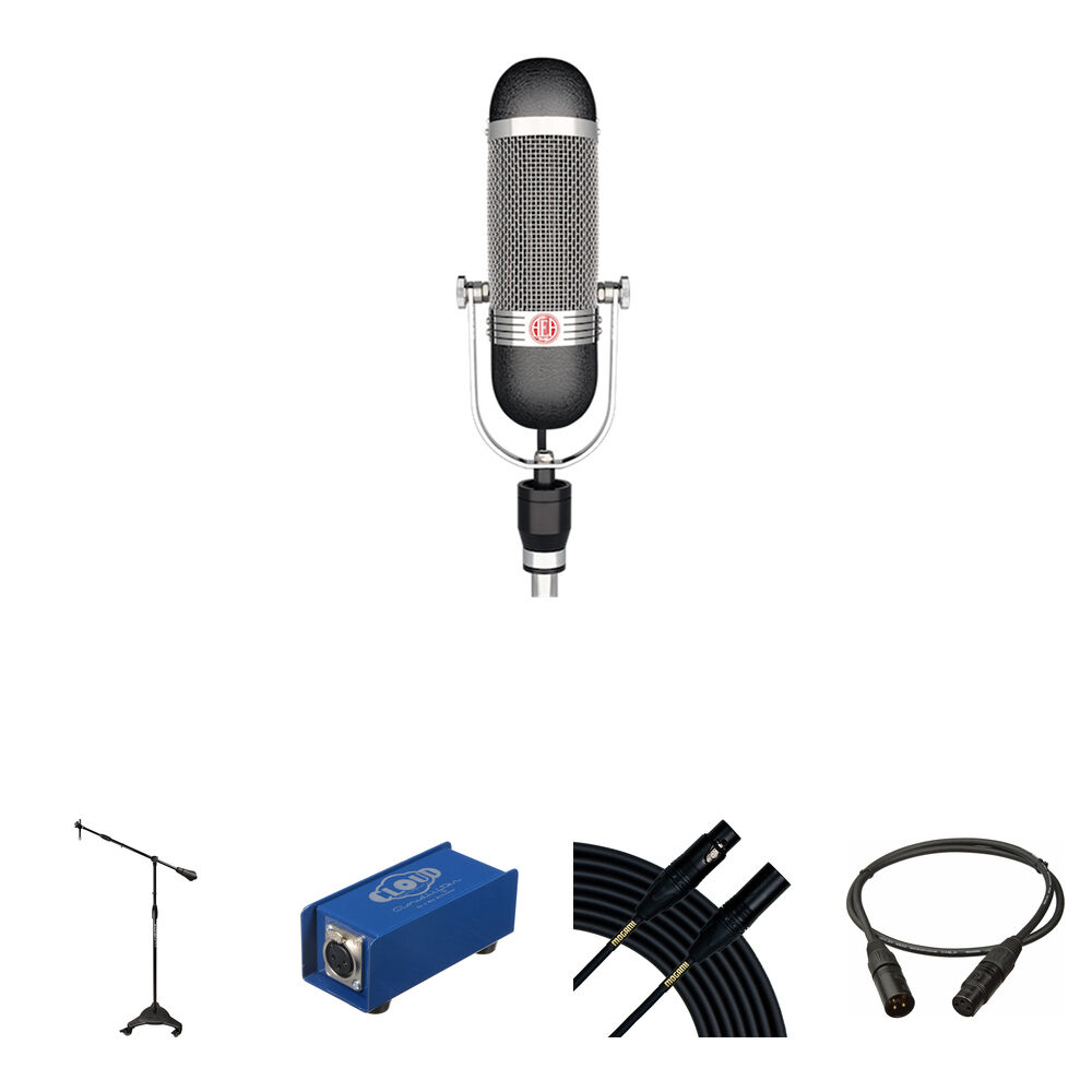 Micrófono de Cinta AEA R84 con Soporte de Estudio, Activador CL-1 y Cables - Inspirado en RCA 44BX, 1812701-REG Micrófono de Cinta AEA R84 con Soporte de Estudio, Activador CL-1 y Cables - Inspirado en RCA 44BX, 1812701-REG