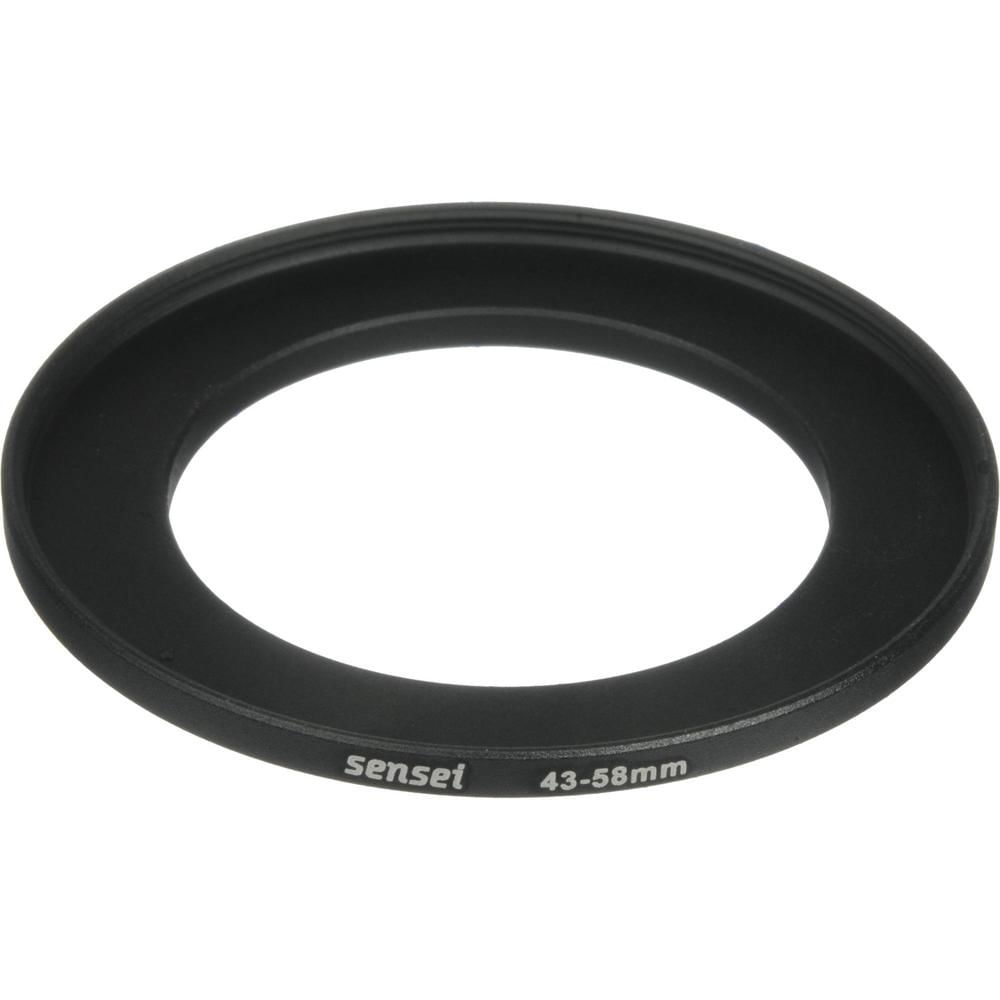 Anillo Adaptador de Aluminio Sensei 43-58mm - Usa Filtros de 58mm en Lentes de 43mm, Aluminio Anodiz 809760-REG Anillo Adaptador de Aluminio Sensei 43-58mm - Usa Filtros de 58mm en Lentes de 43mm, Aluminio Anodiz 809760-REG