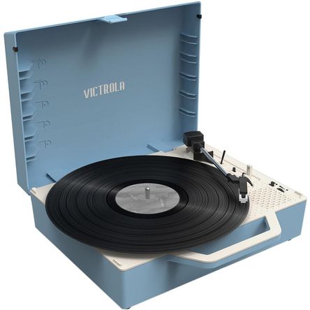 Victrola VSC-725SB Re-Spin: Tocadiscos Manual de Tres Velocidades con Bluetooth (Azul Claro) - Repro 1812360-REG Victrola VSC-725SB Re-Spin: Tocadiscos Manual de Tres Velocidades con Bluetooth (Azul Claro) - Repro 1812360-REG
