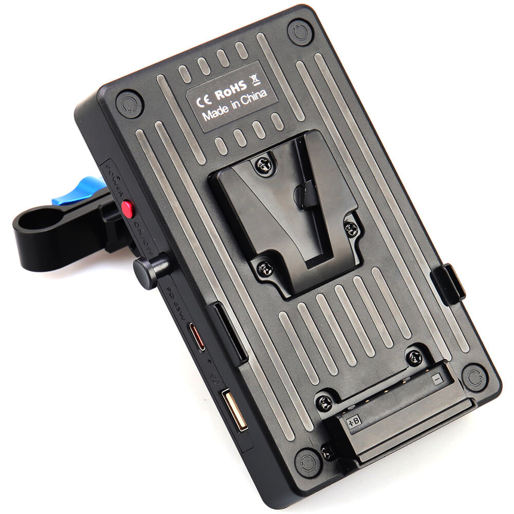 Adaptador de Batería V-Mount DigitalFoto Solution Limited con Soporte de Varilla LWS de 15mm y Brazo 1720430-REG Adaptador de Batería V-Mount DigitalFoto Solution Limited con Soporte de Varilla LWS de 15mm y Brazo 1720430-REG