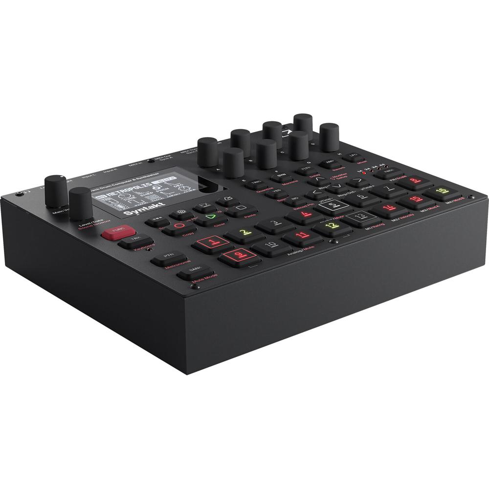 Elektron Syntakt: Máquina de Ritmos y Sintetizador Digital de 12 Voces con 35 Máquinas de Sonido, 4