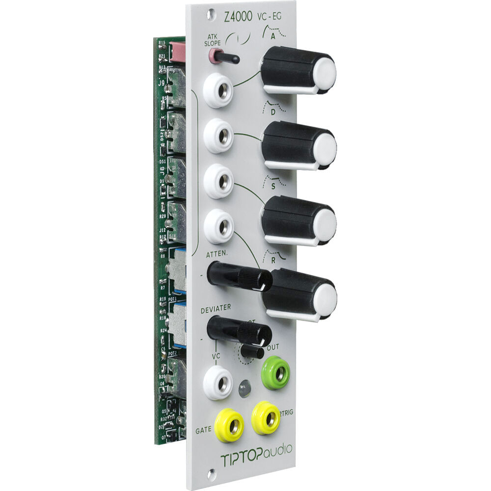 Generador de envolvente controlado por voltaje TipTop Audio Z4000 para Eurorack (8 HP, Blanco) - Gen