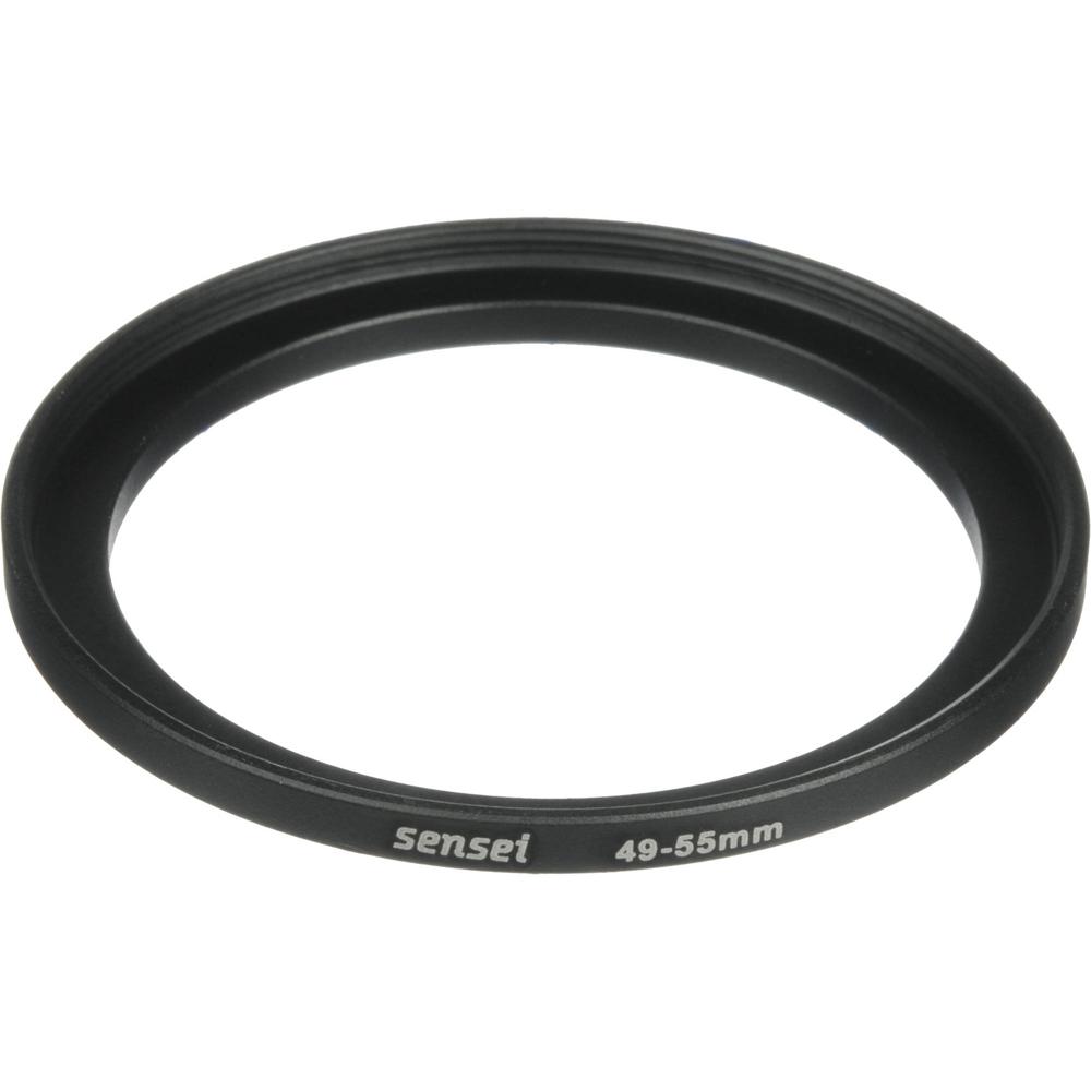 Anillo Adaptador de Aluminio Sensei 49-55mm - Usa Filtros de 55mm en Lentes de 49mm, Aluminio Anodiz 809606-REG Anillo Adaptador de Aluminio Sensei 49-55mm - Usa Filtros de 55mm en Lentes de 49mm, Aluminio Anodiz 809606-REG