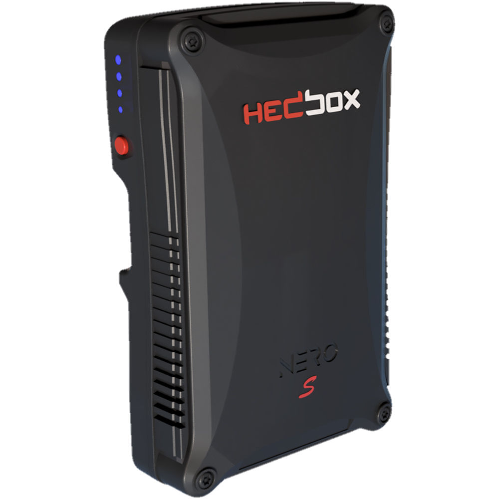 Batería Li-Ion V-Mount Hedbox NERO S 14.8V 98Wh con Salida D-Tap y Puerto USB-A 1470714-REG Batería Li-Ion V-Mount Hedbox NERO S 14.8V 98Wh con Salida D-Tap y Puerto USB-A 1470714-REG