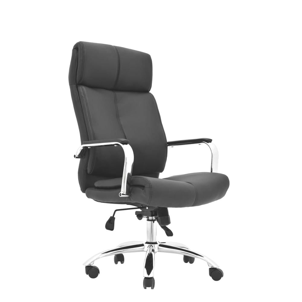 Silla Ergonómica Cuero Paris Presidente Negro Ofideas
