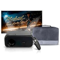 Proyector Smart SD550 Manual Más Ecran Gris 100 Pulgadas Más Puntero Láser Más Bolso de Transporte