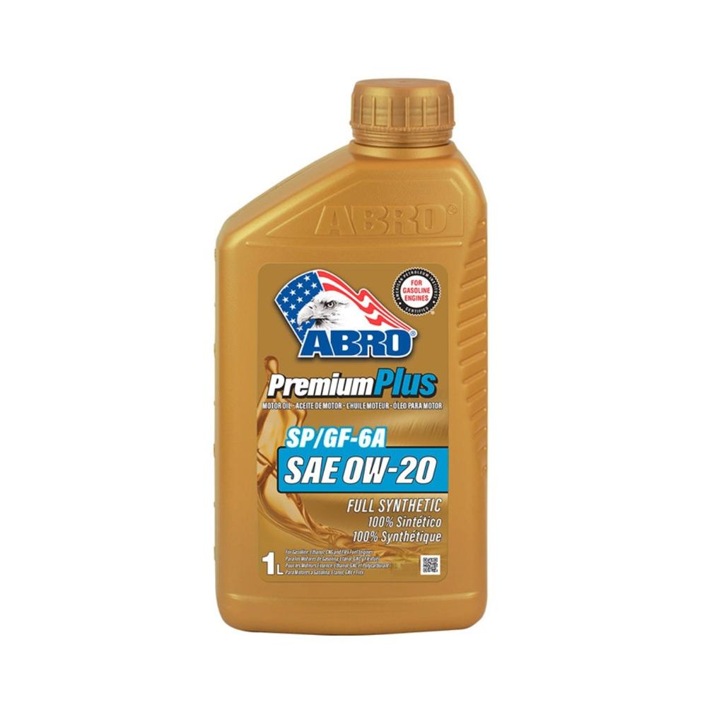 ABRO Aceite Lubricante para Motor Full Sintético 0W20 SP GF6A - 1L