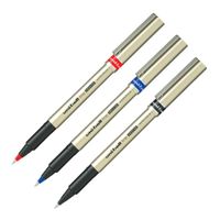 UNI UB-177 Bolígrafo Tinta Líquida Fine DELUXE Pack 3 Colores
