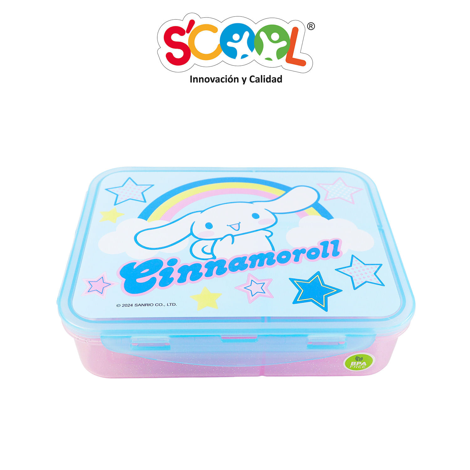 Taper Scool Cinnamoroll Con Divisiones 1.2Lt