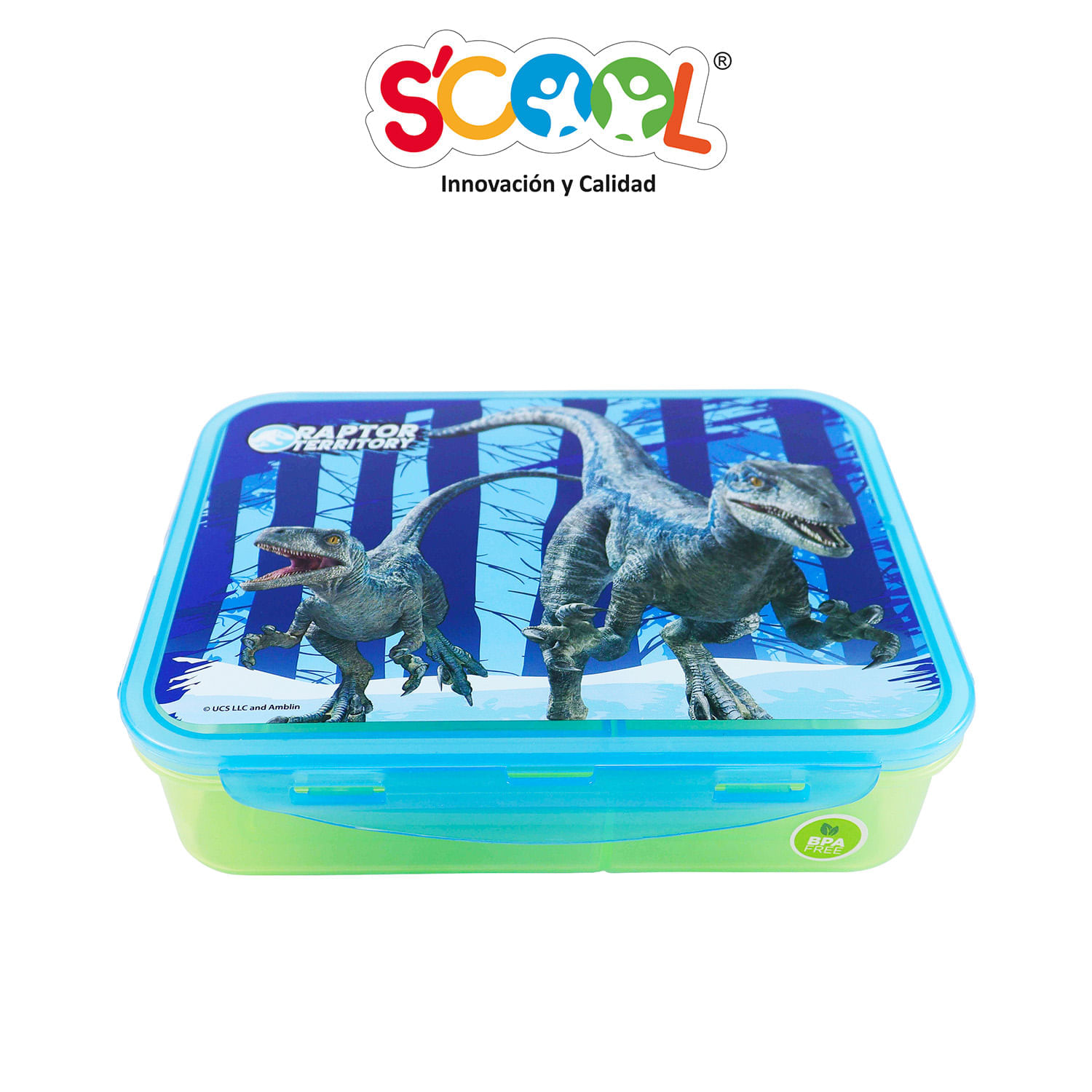 Taper Scool Jurassic Con Divisiones 1.2Lt