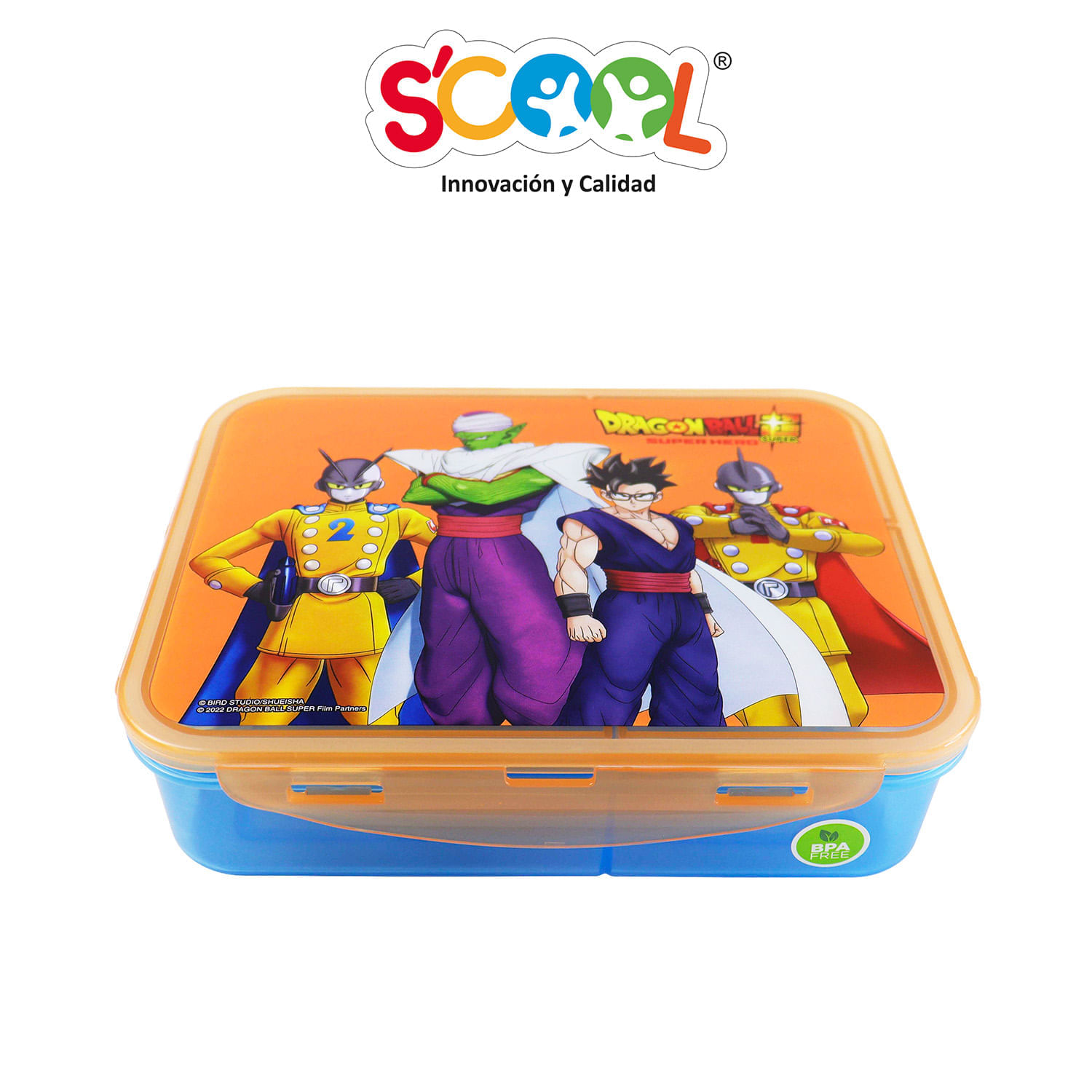 Taper Scool Dragon Ball Con Divisiones 1.2Lt