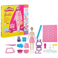 Set De Masas Y Plastilinas Play Doh Barbie Corazones Y Cabellos