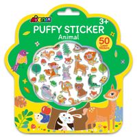 Stickers Puffy Avenir Animales 50 Piezas