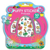 Stickers Puffy Avenir Princesas 50 Piezas