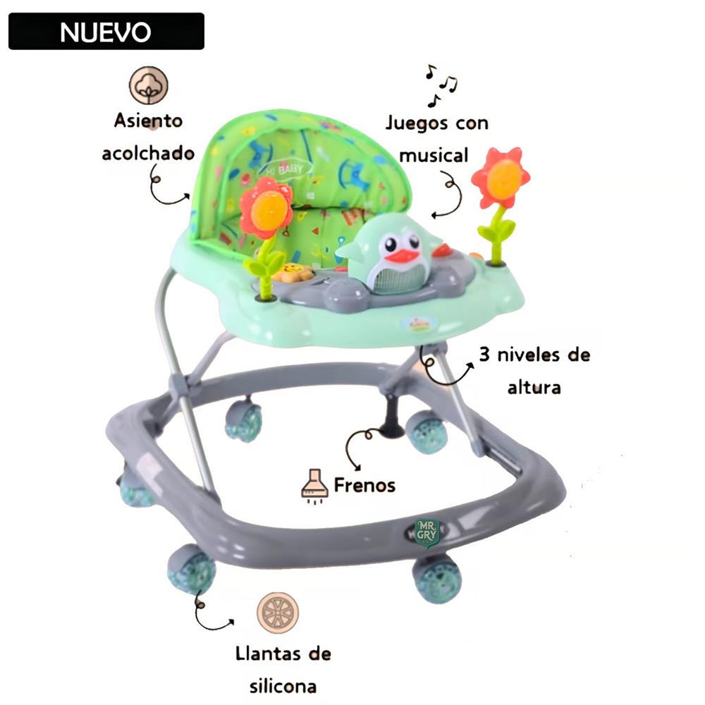 Andador Para Bebé Musical Pinguino Verde Andador Para Bebé Musical Pinguino Verde