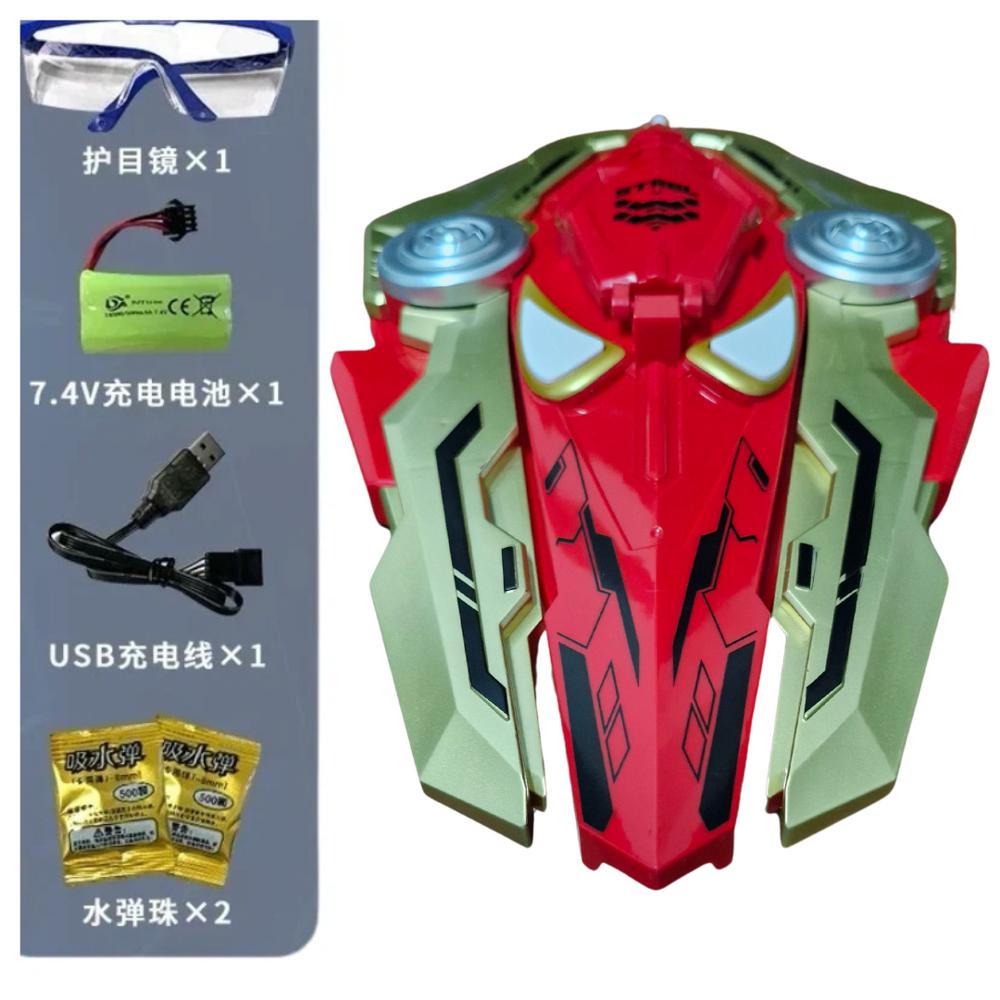 Escudo de Bolitas de Gel Niños Niñas y Adultos Lanzador Eléctrico Recargable Spider Man R