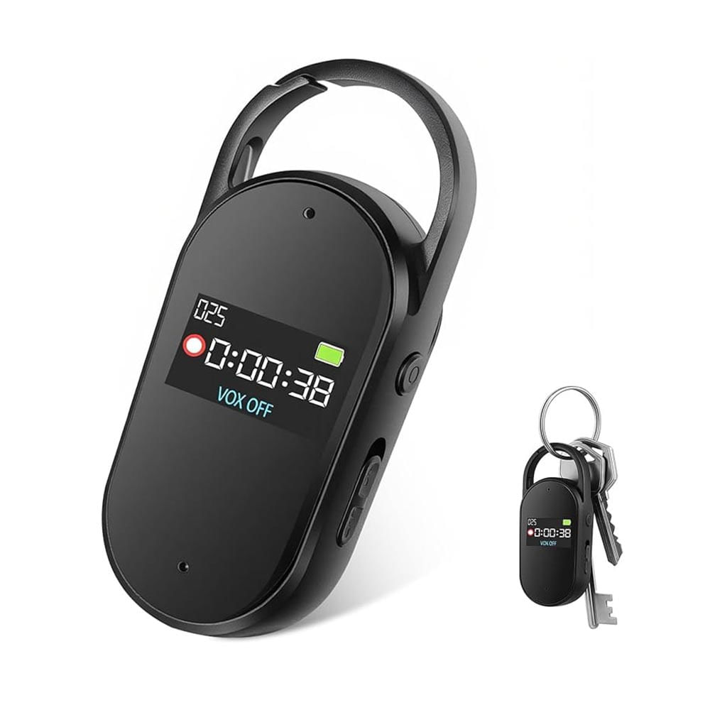 Mini Lllavero Grabador De Voz 8Gb Metálico S29A