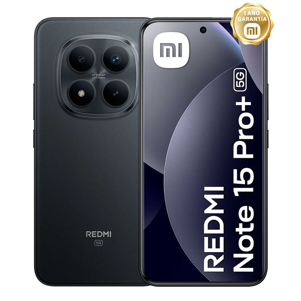 Celular Redmi Note 15 Pro plus 5G 12GB RAM 512GB ROM Negro