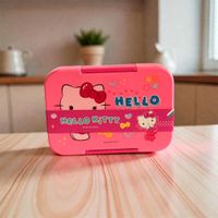 Taper Bento Personalizado Para Niña Hello Kitty rosa