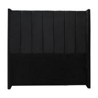 CABECERA PEDESTAL 2 PLAZAS KAMAS LINEAL 1 - NEGRO