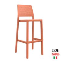 Silla De Bar Emi 75 Terracota Ofideas