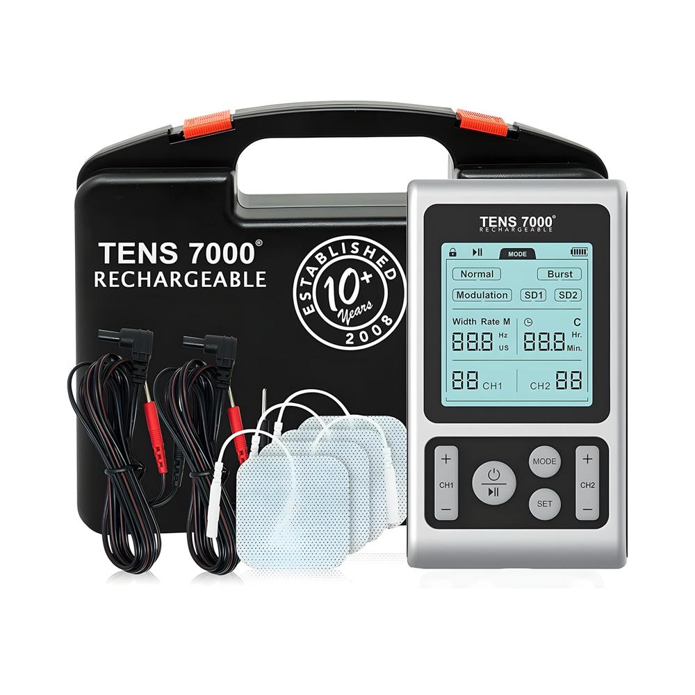 Equipo Electro Estimulador TENS 7000 RECARGABLE