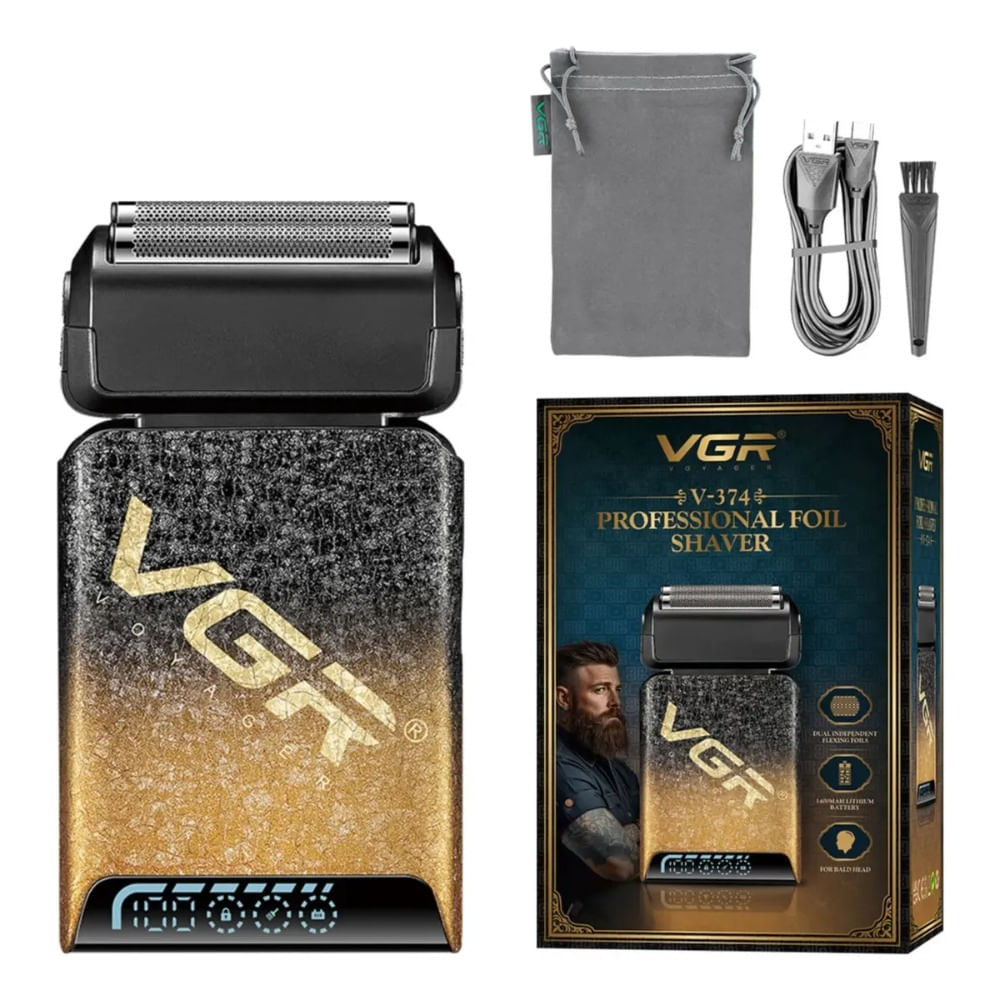 Afeitadora Eléctrica Para Cabeza Y Barba Rasurado Al Ras