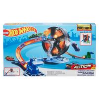 Pista Hot Wheels Desafío de la Ruleta Giratoria