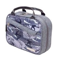 CARTUCHERA ORGANIZADORA XL-PLOMO PLATA