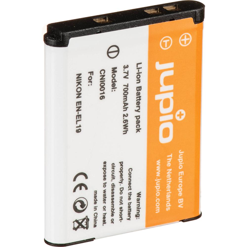 Batería de Litio Jupio EN-EL19 (3.7V, 700mAh) - Reemplazo para Nikon EN-EL19, Recargable 1563310-REG Batería de Litio Jupio EN-EL19 (3.7V, 700mAh) - Reemplazo para Nikon EN-EL19, Recargable 1563310-REG