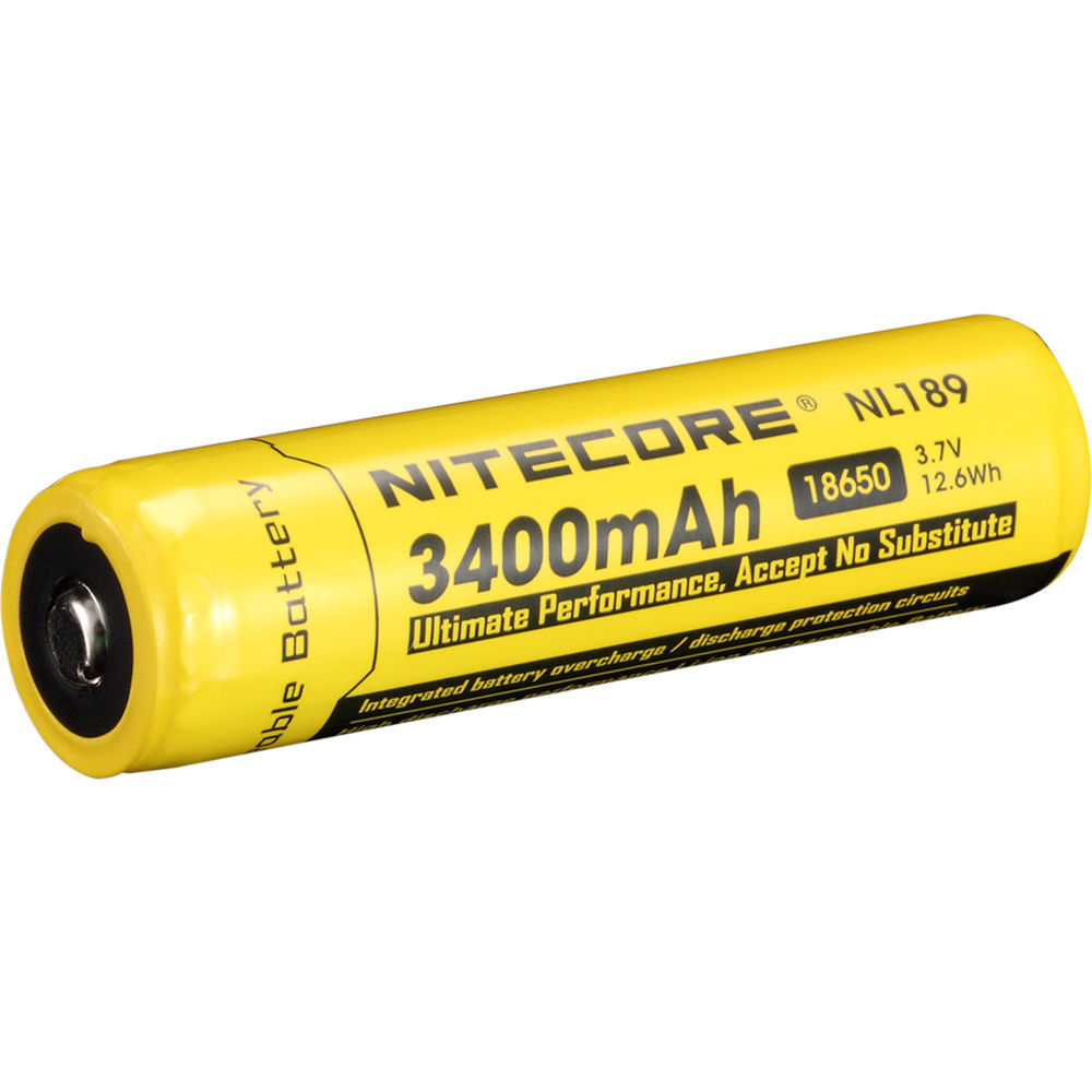 Batería Recargable Nitecore 18650 Li-Ion (3.7V, 3400mAh) - Ideal para Electrónica de Alto Consumo co 1295747-REG Batería Recargable Nitecore 18650 Li-Ion (3.7V, 3400mAh) - Ideal para Electrónica de Alto Consumo co 1295747-REG