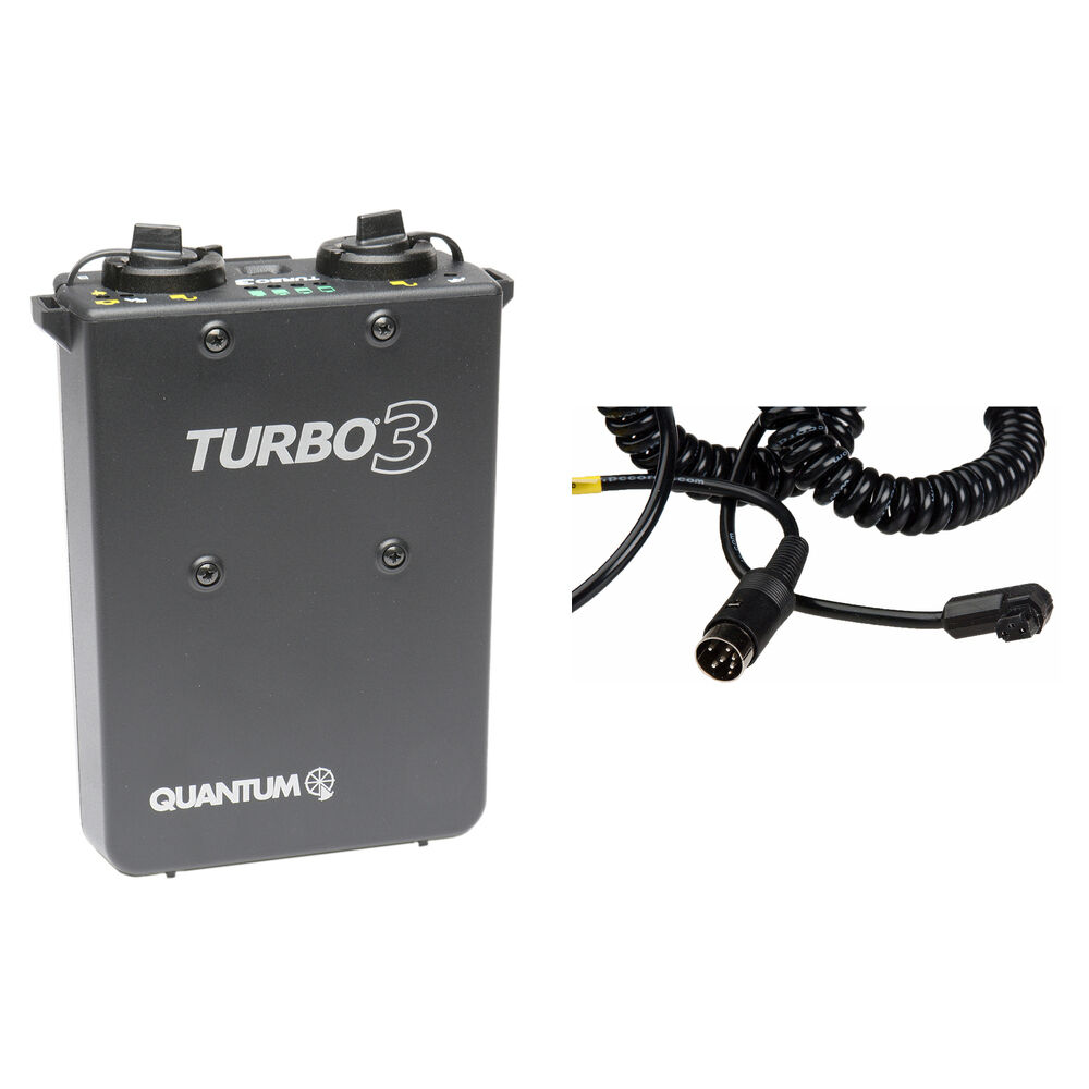 Batería Recargable Quantum Instruments Turbo 3 con Kit de Cable SD10 - Potencia para Nikon D2H, D2Hs 704688-REG Batería Recargable Quantum Instruments Turbo 3 con Kit de Cable SD10 - Potencia para Nikon D2H, D2Hs 704688-REG