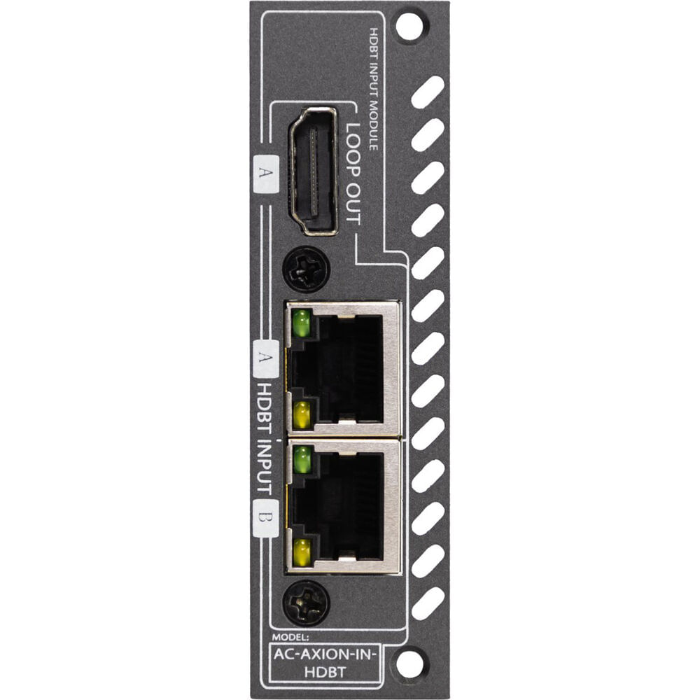 AVPro Edge Dual 18 Gb/s ICT HDBT con Dos Entradas y Una Salida HDMI Espejada para Chasis Axion-X 1694282-REG AVPro Edge Dual 18 Gb/s ICT HDBT con Dos Entradas y Una Salida HDMI Espejada para Chasis Axion-X 1694282-REG