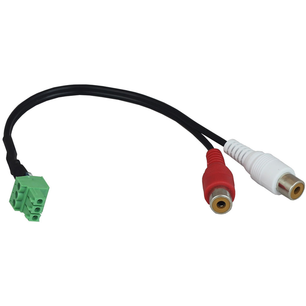 AVPro Edge Euroblock 3-Pin to 2-Channel RCA Audio-Extraction Cable 1485888-REG AVPro Edge Euroblock 3-Pin to 2-Channel RCA Audio-Extraction Cable 1485888-REG