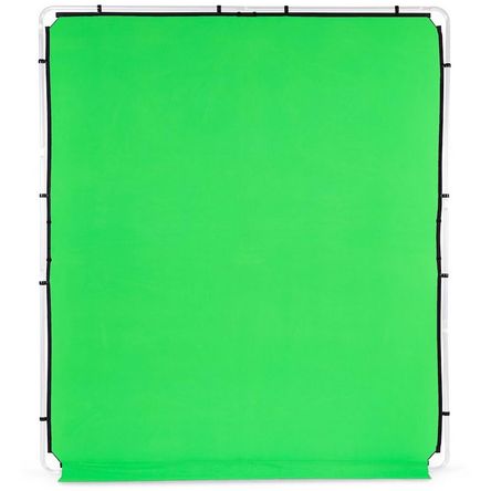 Cubierta de Fondo Manfrotto EzyFrame (Verde Chroma, 6.5 x 7.5') - 100% Poliéster, Lavable, Incluye A 1790172-REG Cubierta de Fondo Manfrotto EzyFrame (Verde Chroma, 6.5 x 7.5') - 100% Poliéster, Lavable, Incluye A 1790172-REG