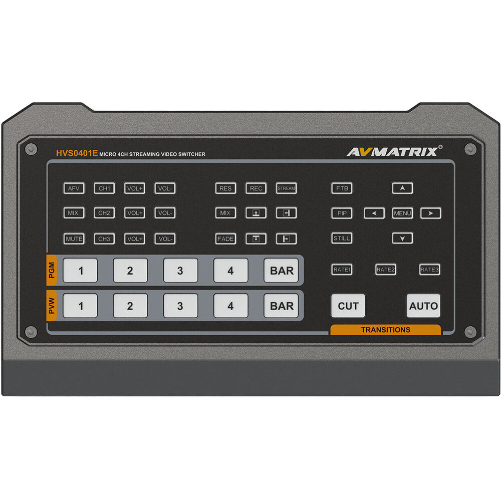 AVMATRIX Conmutador de Video HDMI y DP de 4 Canales Compacto con Streaming y Grabación 1734286-REG AVMATRIX Conmutador de Video HDMI y DP de 4 Canales Compacto con Streaming y Grabación 1734286-REG
