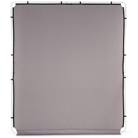 Cubierta de Fondo Manfrotto EzyFrame (Gris, 6.5 x 7.5') - 100% Poliéster, Lavable, Incluye Abrazader 1790180-REG Cubierta de Fondo Manfrotto EzyFrame (Gris, 6.5 x 7.5') - 100% Poliéster, Lavable, Incluye Abrazader 1790180-REG