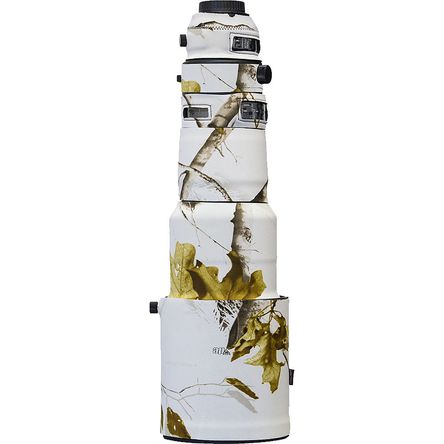 Cubierta LensCoat para el Objetivo Sigma 500mm f/4 DG OS HSM Sports (Realtree AP Snow) - Impermeable 1308356-REG