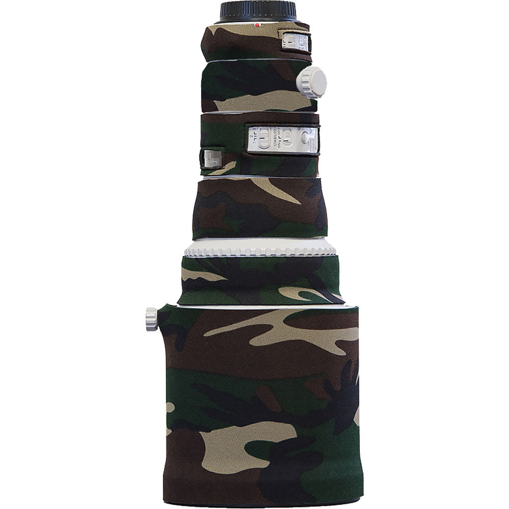 Cubierta LensCoat para Canon EF 400mm f/4 DO IS II USM (Camo Verde Bosque) - Neopreno Impermeable, P 1103293-REG Cubierta LensCoat para Canon EF 400mm f/4 DO IS II USM (Camo Verde Bosque) - Neopreno Impermeable, P 1103293-REG