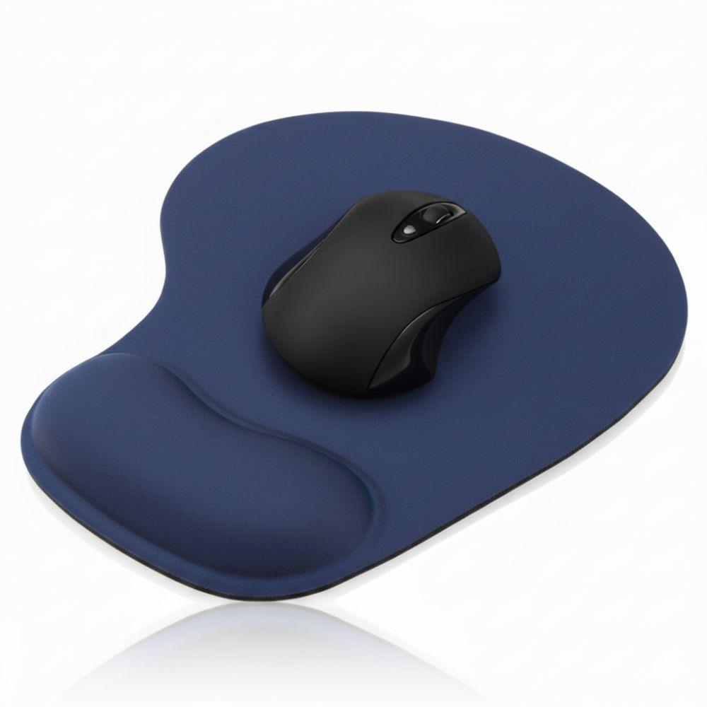 Pad Mouse Ergonómico Antideslizante con Almohadilla con Gel G-01 - Azul