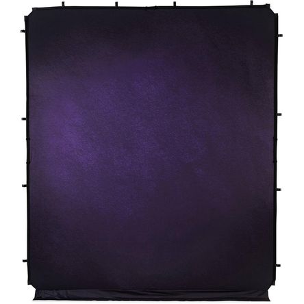 Cubierta de Fondo Manfrotto EzyFrame Vintage (6.5 x 7.5', Aubergine) - Mayor Superficie, Diseño Pleg 1663606-REG