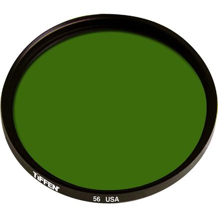Filtro de Cámara Tiffen 58mm Verde Claro 56 para Fotografía en Blanco y Negro 54386-REG