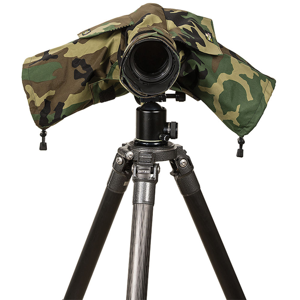 Cubierta para Cámara LensCoat RainCoat 2 Estándar (Camo Verde Bosque) - Protección contra Climas, Ac 995724-REG Cubierta para Cámara LensCoat RainCoat 2 Estándar (Camo Verde Bosque) - Protección contra Climas, Ac 995724-REG