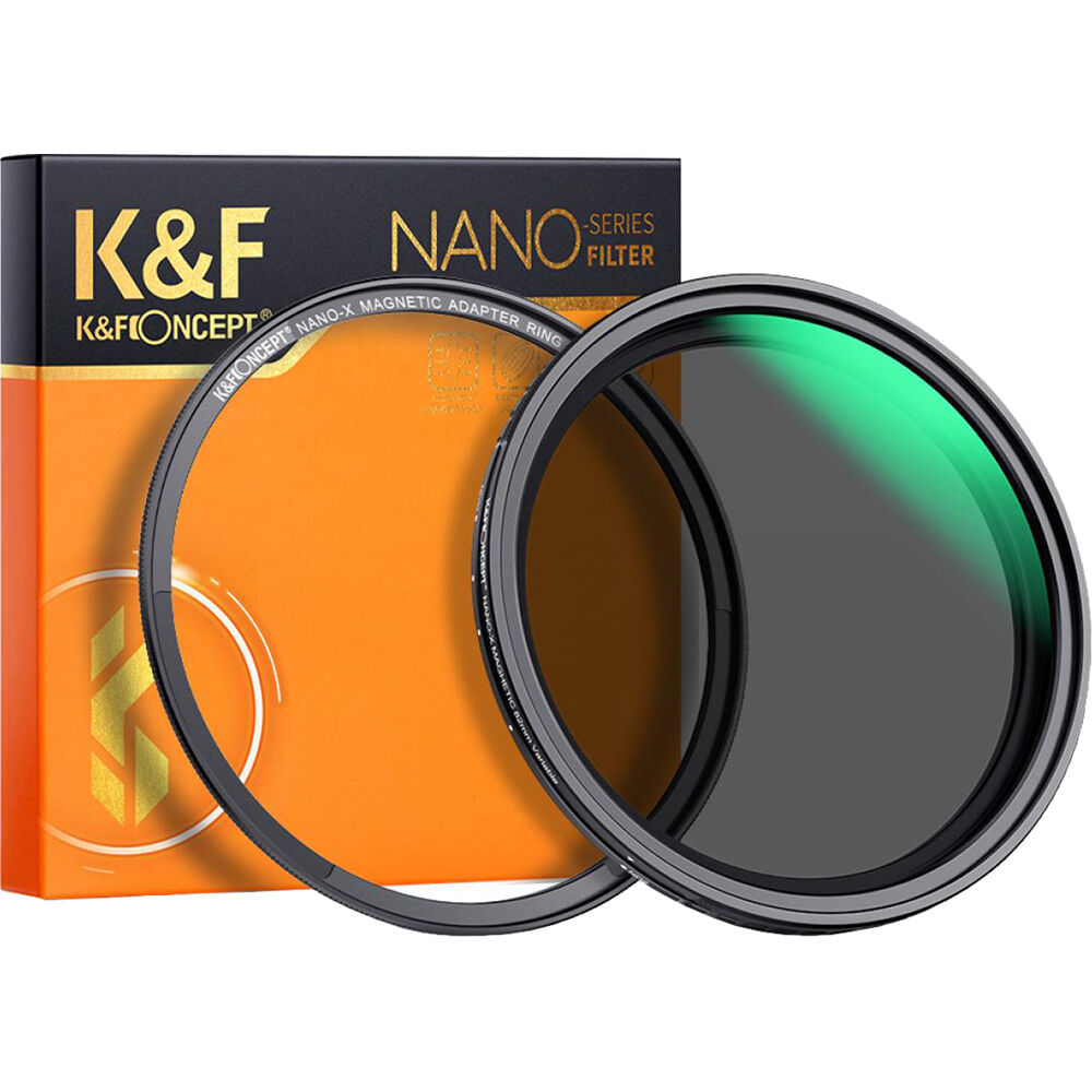 Filtro de Densidad Neutra Variable K&F Concept 77mm Nano X-Pro ND2-32 (1-5 Stops) con Anillo Magnéti 1707402-REG Filtro de Densidad Neutra Variable K&F Concept 77mm Nano X-Pro ND2-32 (1-5 Stops) con Anillo Magnéti 1707402-REG