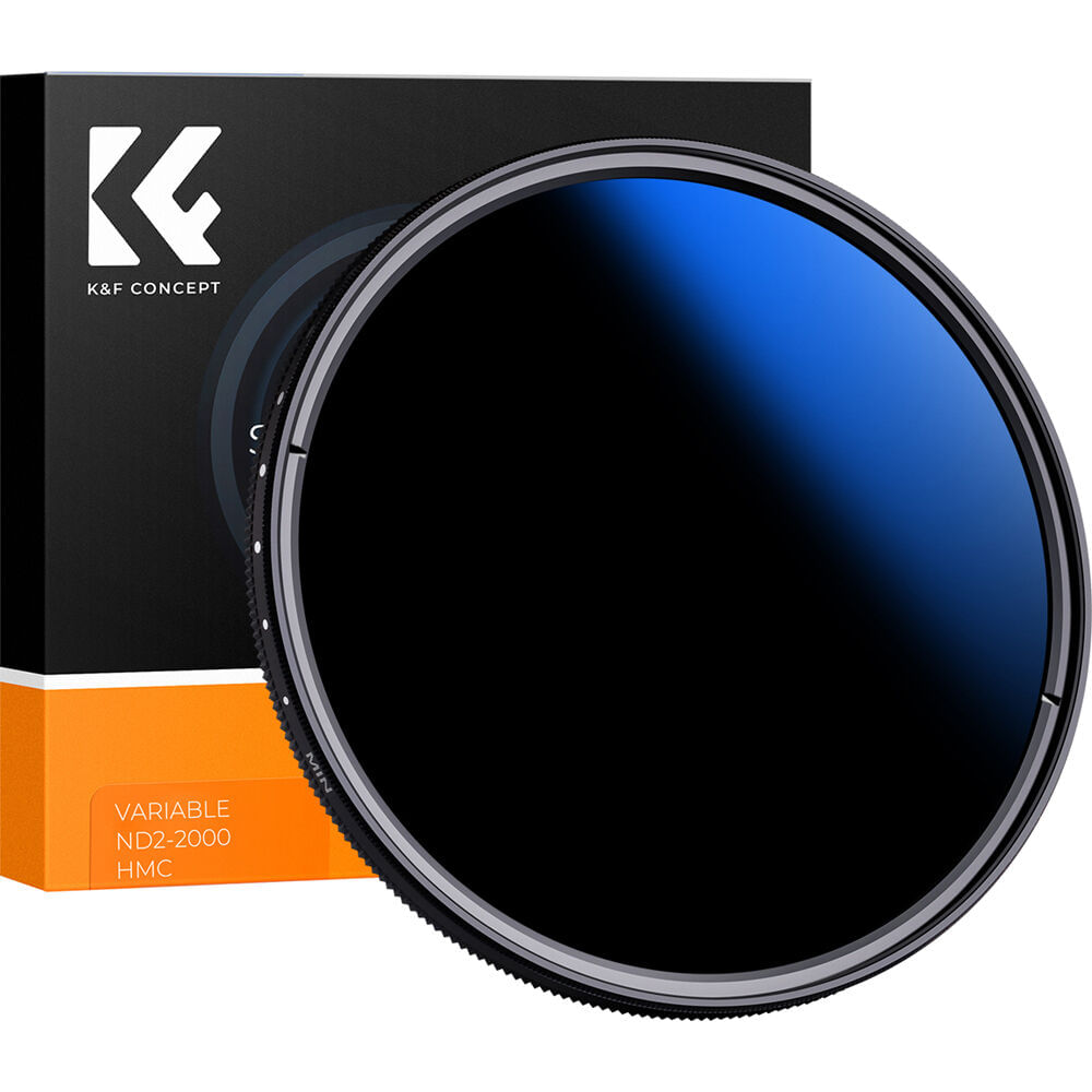 Filtro de Lente K&F Concept C-Series ND2-ND2000 (52mm, 1 a 11 Paradas) - Filtro ND Circular Variable