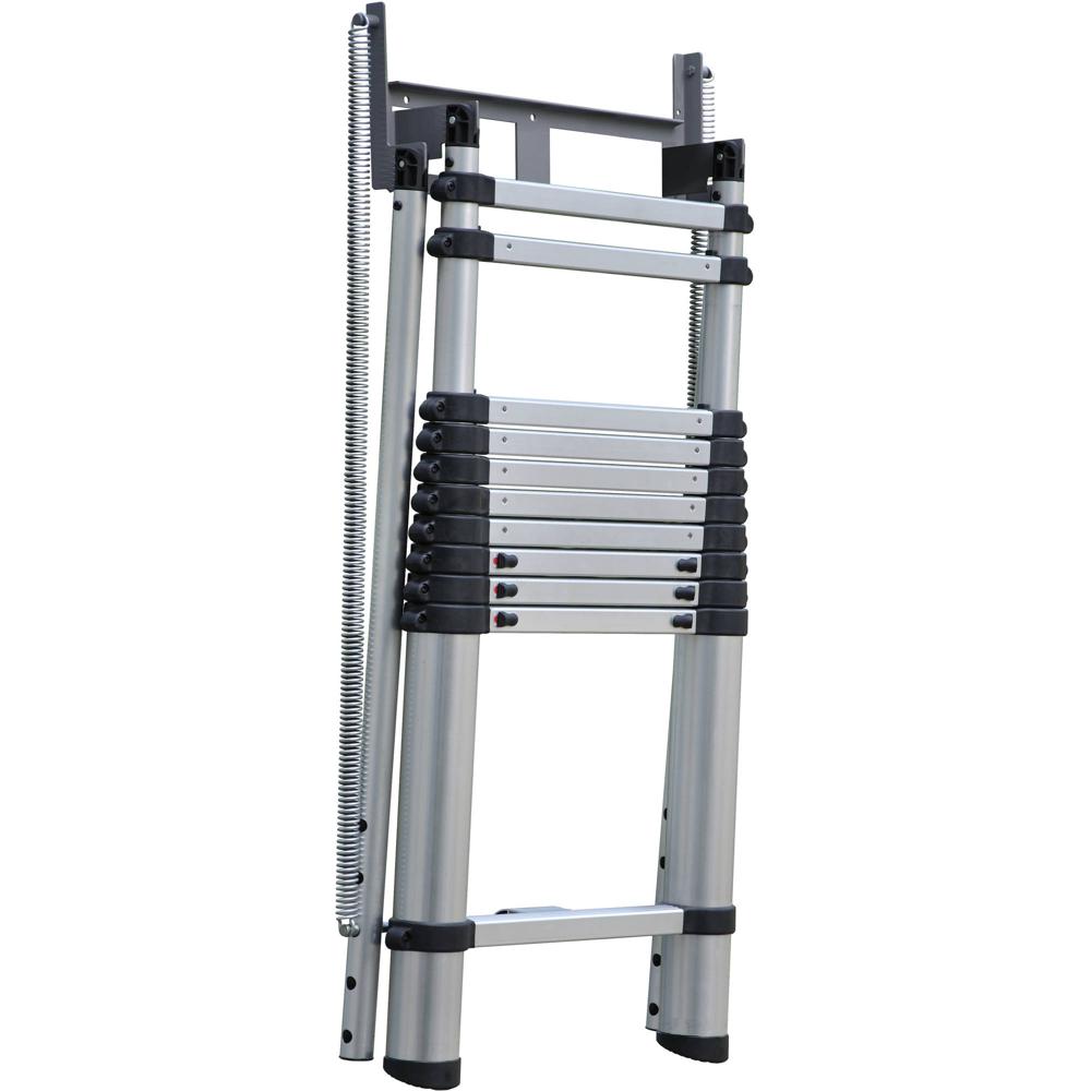 Escalera Telesteps Loft - Capacidad de Carga 300 lb, 10' Extensión Completa, Tipo 1A, Carga por Reso